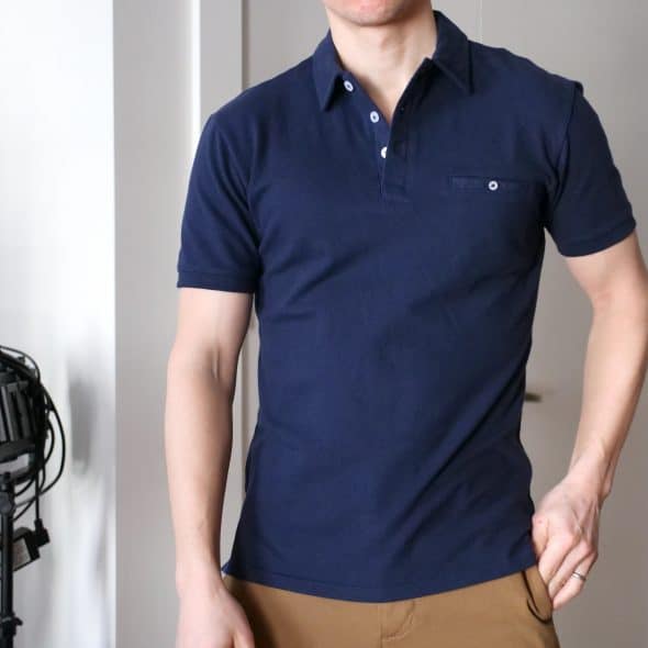 Ash and Erie polo front