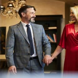 A good looking mature couple.