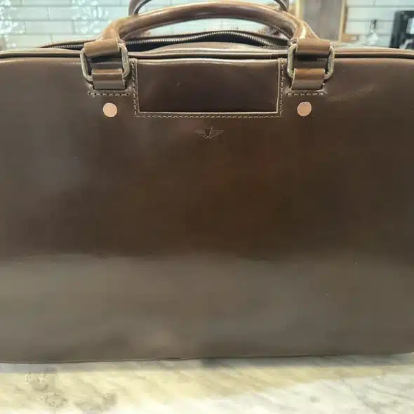 Front view of the Satchel and Page Weekender