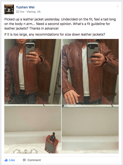 Modest Man example post